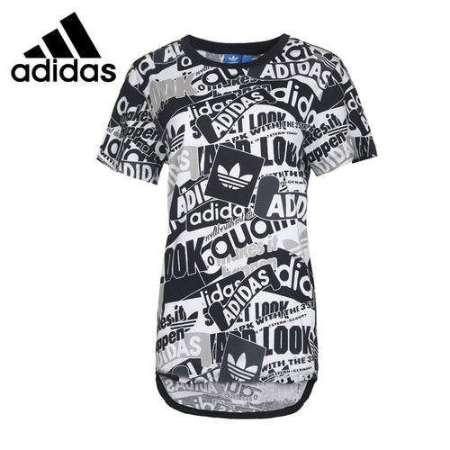 Original New Arrival 2017 Adidas Originals Women's  T-shirts short sleeve Sportswear